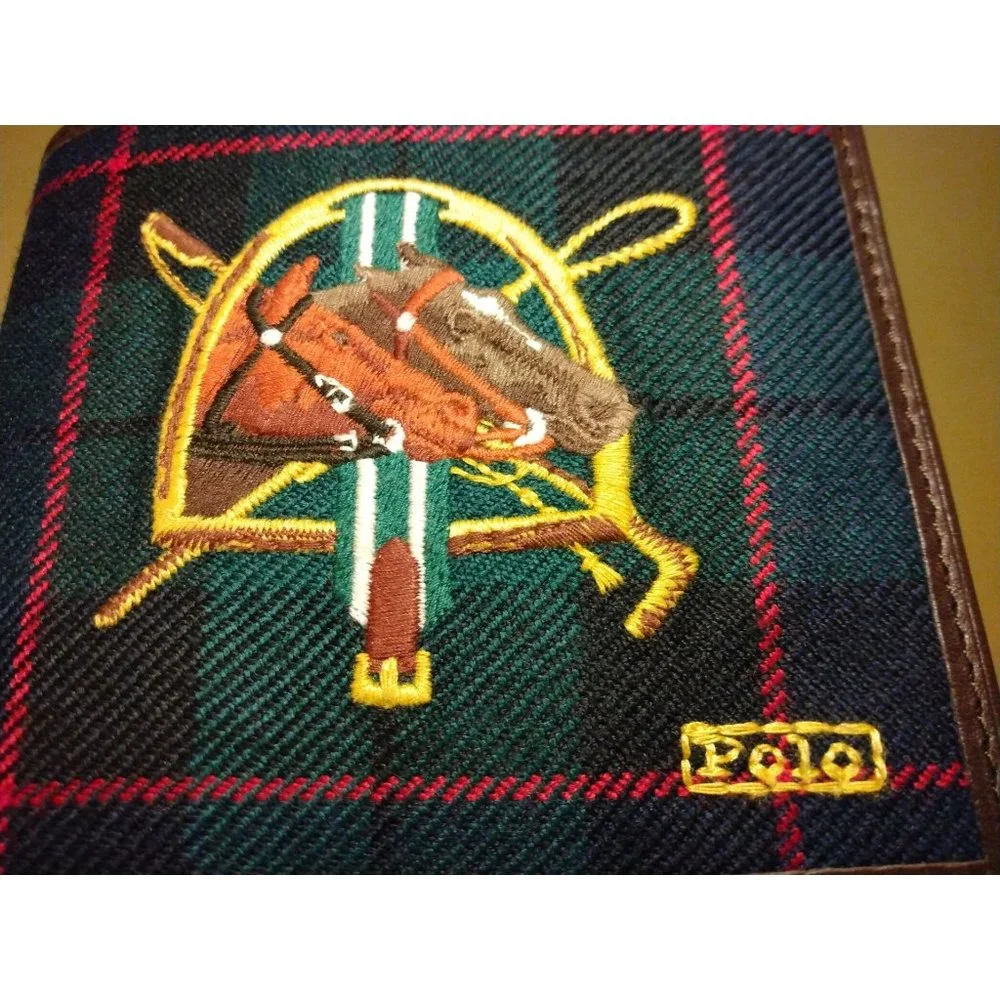 Polo Ralph Lauren Men’s Equestrian Tartan Wallet